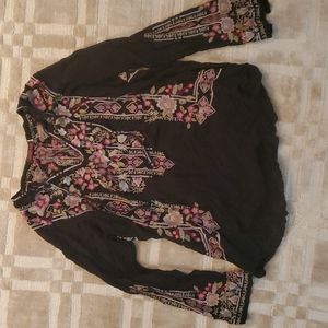 Johnny Was embroidered top